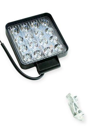 Фара додаткова led 105х105х25 (двш) 48w комбінований optimal-l