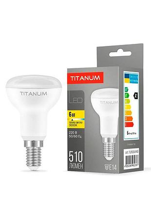 Світлодіодна лампа titanum r50 6w e14 3000k