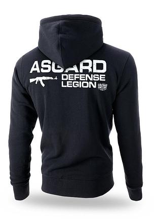 Мужская толстовка черная dobermans aggressive asgard bz305abk худи на молнии с капюшоном (m) xxxl
