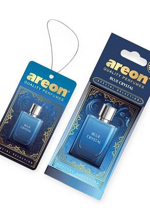 Ароматизатор на зеркало сухой areon лист special selection "blue crystal"