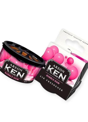 Ароматизатор на панель areon ken 35г "bubble gum"
