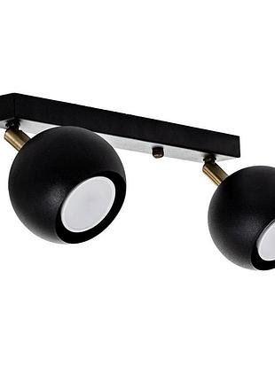 Світильник стельовий (спот) bowl gu10 902 чорний, atmolight