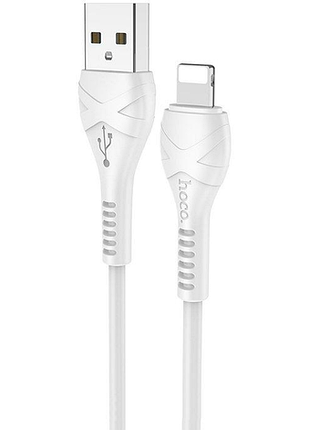 Кабель hoco x37 cool usb-a to lightning 1 м білий