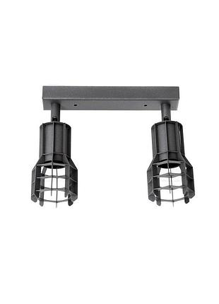 Світильник стельовий spoty c 802 чорний, перламутр, atmolight