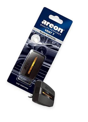Ароматизатор на обдув рідкий 4,5 мл areon vent 7 мембрана black crystal