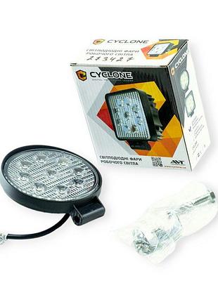 Фара додаткова led кругла 115х25 (дм ш) 27w 6000k ep9 fl ближній cyclone