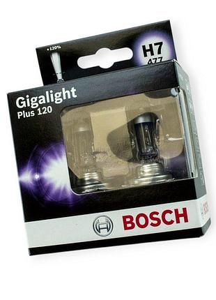 Автолампа h7 12v 55 w bosch gigalight 120% (2шт)