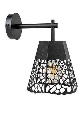 Бра (світильник настінний) floret w170 чорний, atmolight