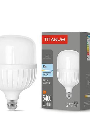 Світлодіодна лампа titanum a138 50w e27 6500к