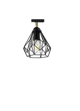 Трековий світильник стельовий тrack bevel t165 чорний, atmolight