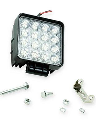 Фара додаткова led 110х110х72 (двш) 48w дальній cyclone