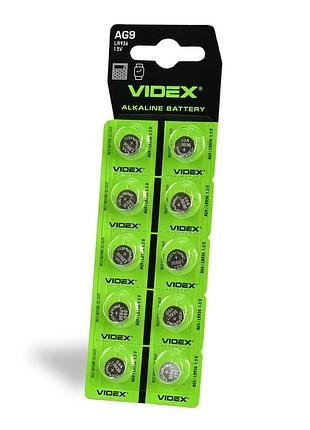 Часовая батарейка videx ag 9/lr936 в блистере, 10 шт.