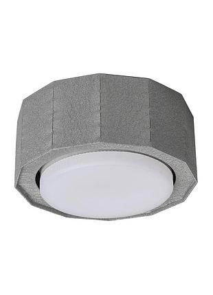 Світильник точковий quant gx53 sp40 муар, срібло, atmolight