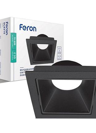 Вбудований поворотний світильник feron dl8310 під лампу графіт