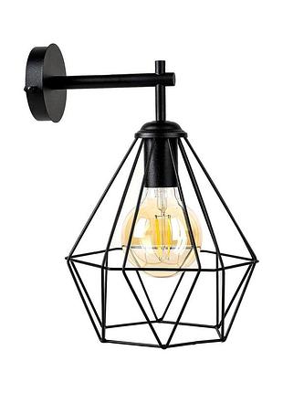 Бра (світильник настінний) crystal w235 чорний, atmolight