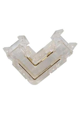 Конектор prolum для стрічки smd&cob slim 5мм 2pin кутовий - l