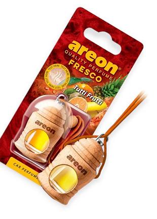 Ароматизатор на дзеркало рідкий 8мл areon fresco бут.+корок "tutti frutti"
