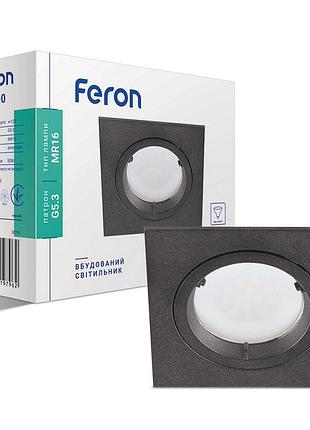Вбудований світильник feron dl6300 під лампу чорний