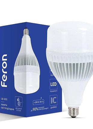 Світлодіодна лампа feron lb-653 80вт е27-e40 6500k
