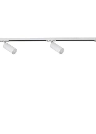 Трековий світильник на три плафони стельовий track3 chime t11010003 білий, atmolight