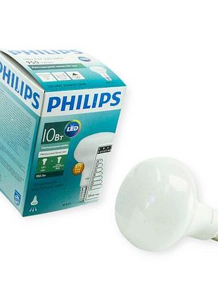 Лампа светодиодная 220v e27 10w a75 4000k philips