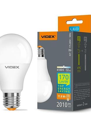 Світлодіодна лампа videx a60h 11.8w e27 4100k