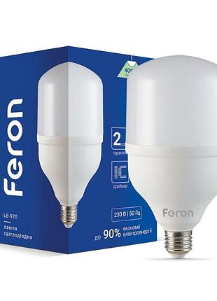 Світлодіодна лампа feron lb-920 20вт e27 4000k