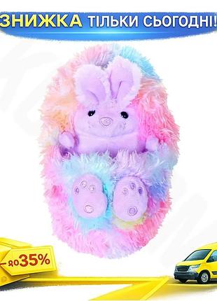 Ku интерактивная игрушка curlimals universal fit кролик ибо мягкая игрушка для детей от 3 лет с реакци uni2l_k
