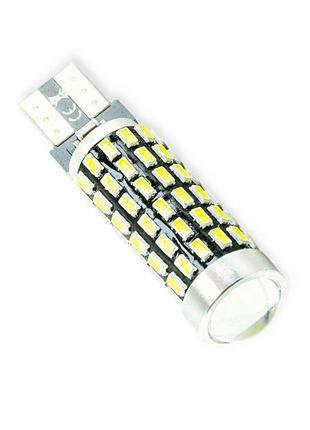 Автолампа світлодіодна бц 12-5 лазер. white 78 smd-3014 лінза драйвер обманка 600lm megalight
