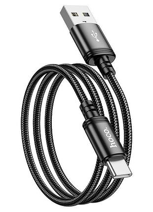 Кабель hoco x89 usb-a to type-c 1 м чорний