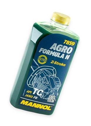 Масло моторное для бензопилы sct-mannol 2т agro formula husqvarna тс 1л