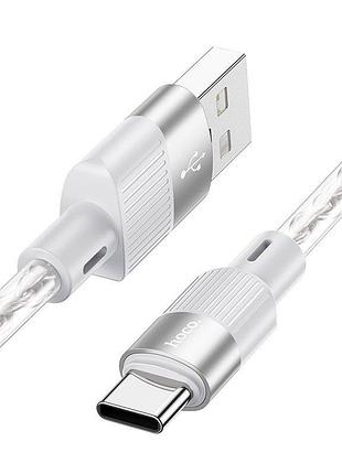 Кабель hoco x99 usb-a to type-c 1 м сірий