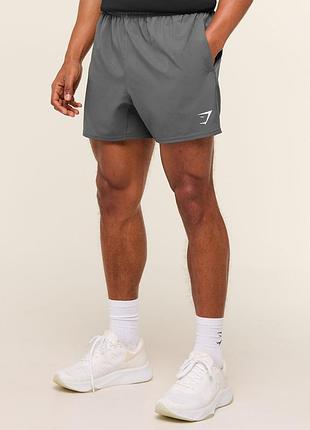 Мужские шорты gymshark arrival 5 grey