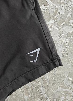 Мужские шорты gymshark arrival 5 grey 8