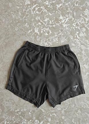 Мужские шорты gymshark arrival 5 grey 5