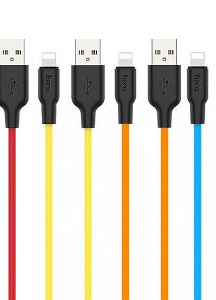 Кабель hoco x21 plus usb-a to lightning 2 м білий