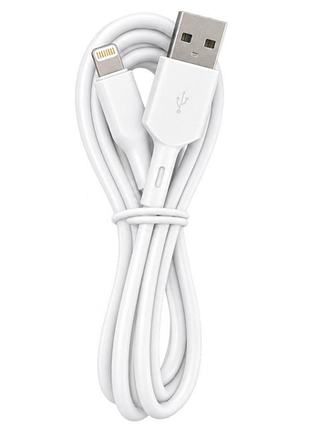 Usb bizon кабель oem lightning 1m білий