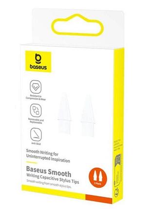 Стилуси baseus smooth writing білий 2