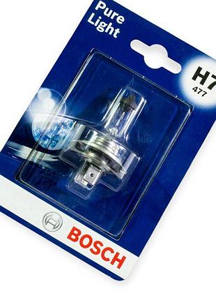 Автолампа h7 12v 55 w bosch pure light блистер