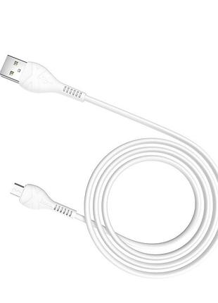 Кабель hoco x37 1 м micro-usb білий