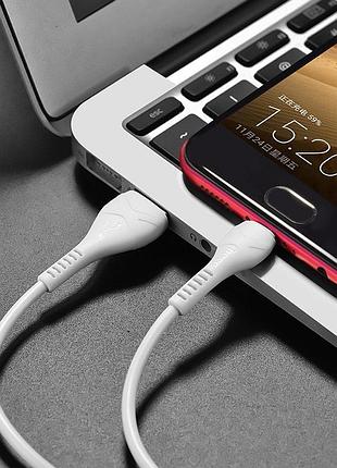 Кабель hoco x37 1 м micro-usb білий 3