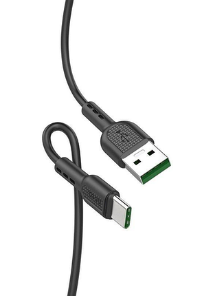Кабель hoco x33 usb-a to type-c 1 м чорний