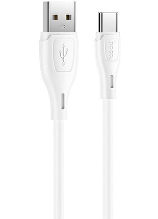 Кабель hoco x61 usb-a to type-c 1 м білий