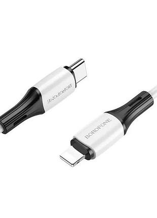 Кабель borofone bx79 1 м 20 w type-c білий 3