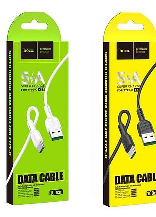 Кабель hoco x33 usb-a to type-c 1 м білий