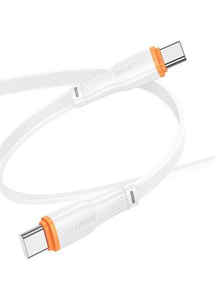 Кабель для заряджання та передачі даних borofone bx118 60 w білий