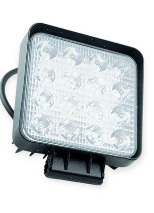 Фара додаткова led 105х105х50 (д, в, ш) 48w ближнє світло flood megalight