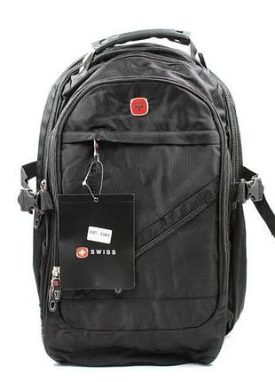 Рюкзак городской вместительный на 2 больших отделения travel bag 8810 черный