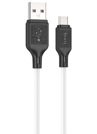 Кабель hoco x90 usb-a to micro-usb 1 м білий