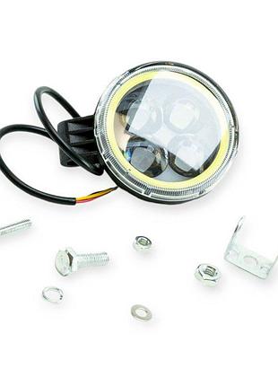 Фара дополнительная led круглая 80х40 (дм ш) 12w дальний spot megalight